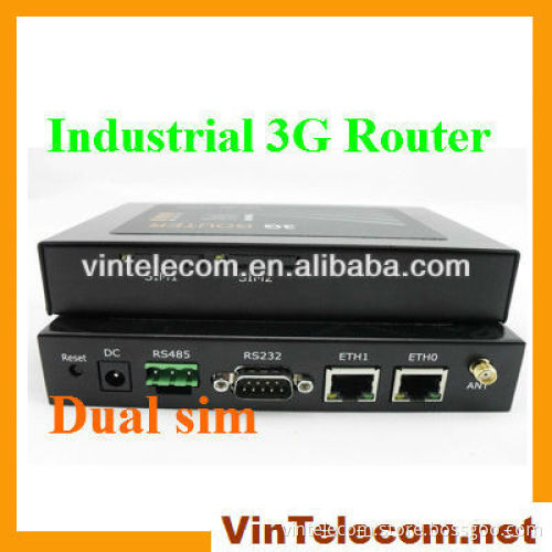 Dual sim 3G router/ 3G router for industrial